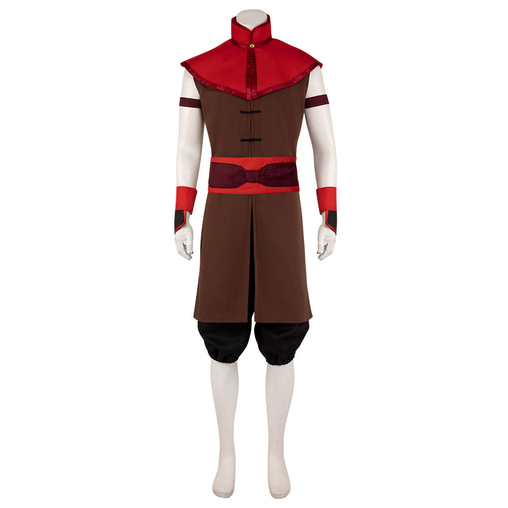 Avatar The Last Airbender Sokka Red Cosplay Costume