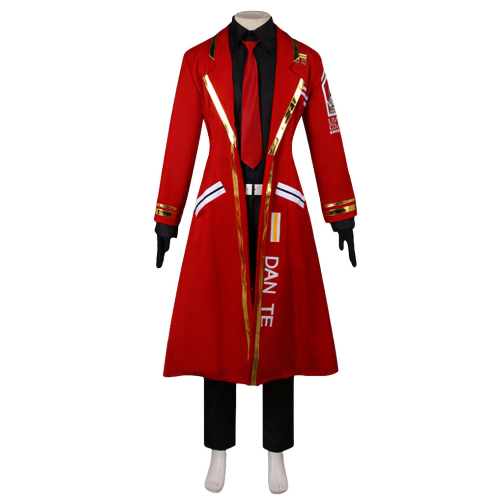 Limbus Company Dante Red Coat Cosplay Costume