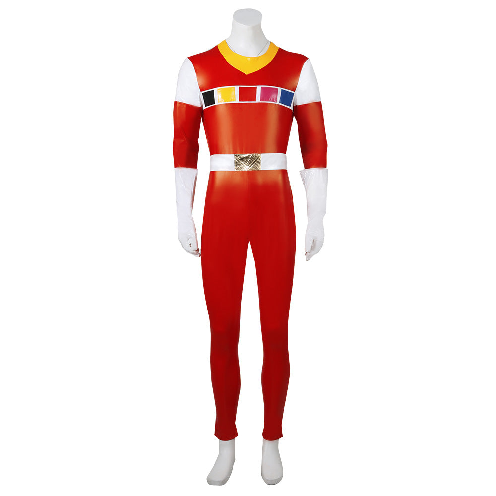 Power Rangers In Space Red Space Ranger Cosplay Costume
