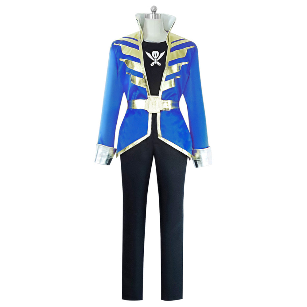 Power Rangers Super Megaforce Blue Cosplay Costume