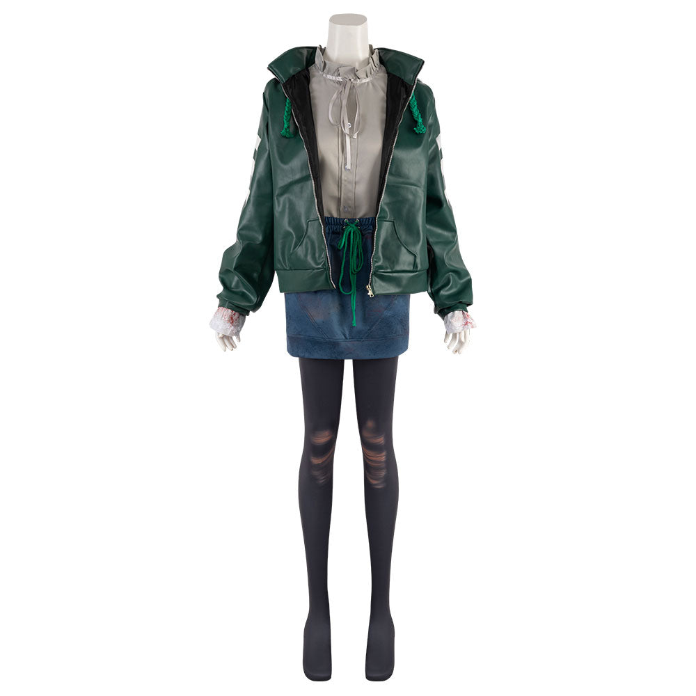 Dead by Daylight Bunny Feng Min Green Cosplay Costume