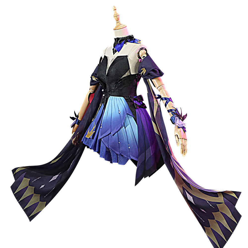 Genshin Impact Keqing Opulent Splendor Cosplay Costume