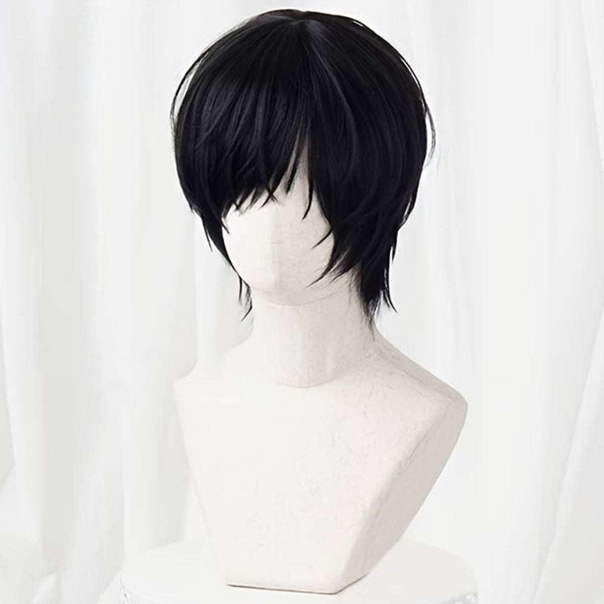 Rurouni Kenshin Sojiro Seta Black Cosplay Wig