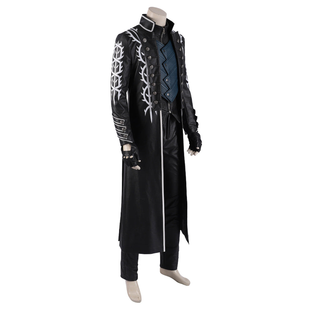 Devil May Cry 5 Vergil Black Cosplay Costume