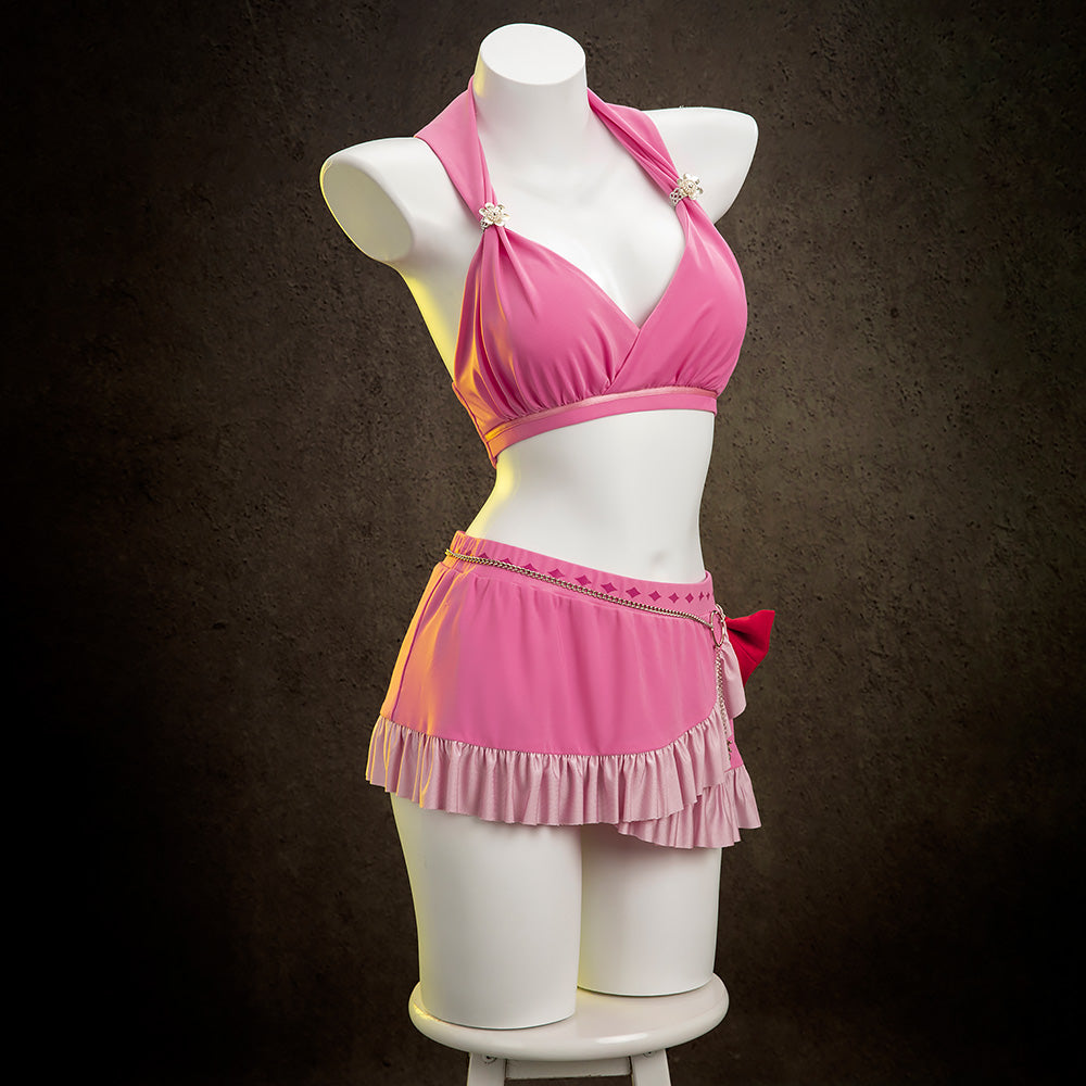 Final Fantasy VII Rebirth Aerith Gainsborough Cosplay Swimsuit