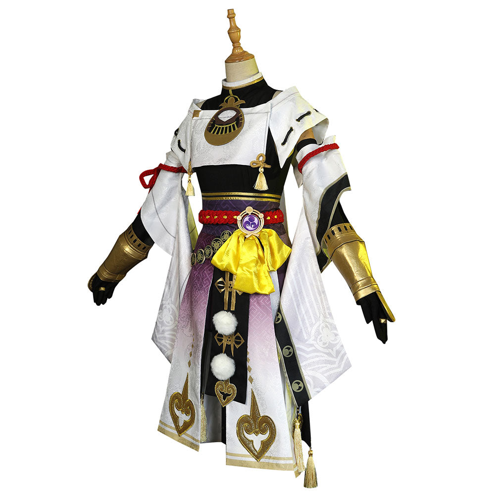 Genshin Impact Kujou Sara Cosplay Costume