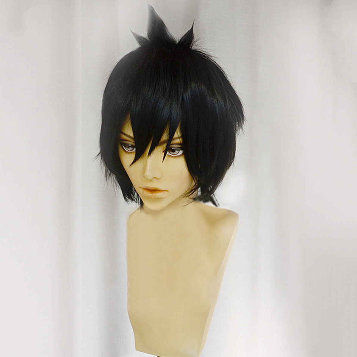 Fairy Tail The Black Wizard Zeref Dragneel Black Cosplay Wig
