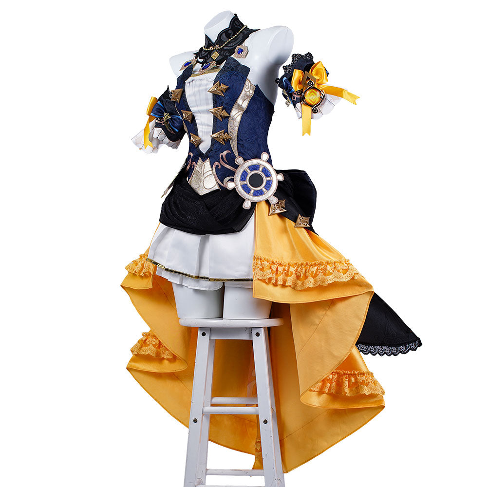 Genshin Impact Navia Premium Edition Cosplay Costume
