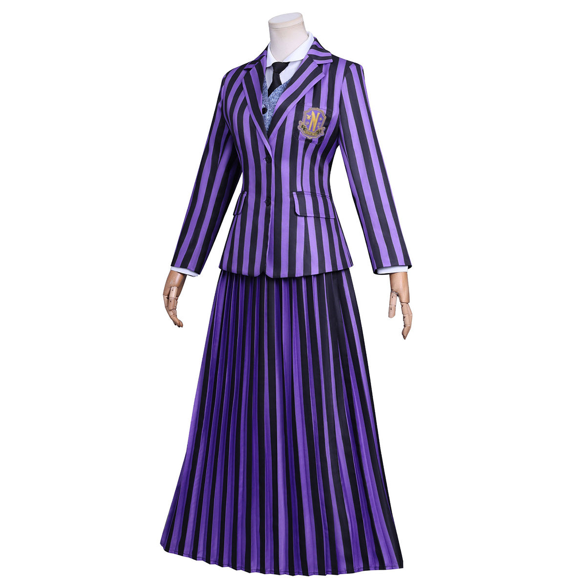 Wednesday Season 2 Agnes DeMille Purple Uniform Costume