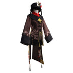 Genshin Impact Hu Tao Cosplay Costume - Brown Edition