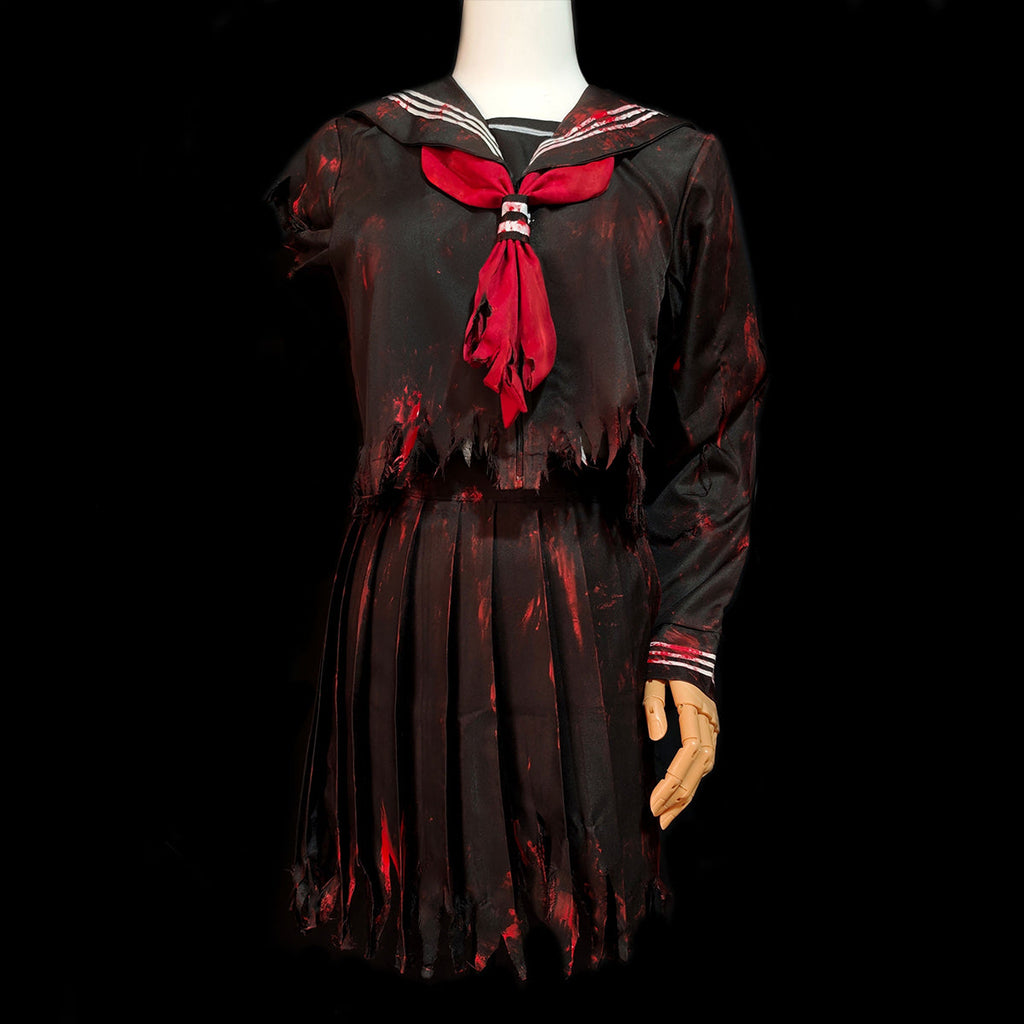 Silent Hill f Hinako Shimizu Battle-Worn Uniform Cosplay Costume