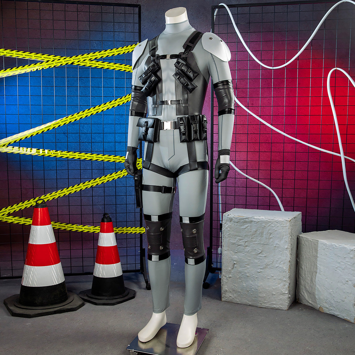 【In Stock】Metal Gear Solid 2 Solid Snake Cosplay Costume