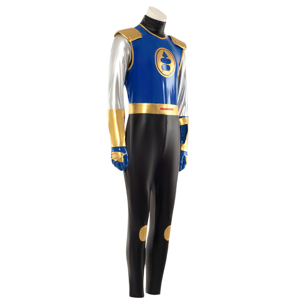 Power Rangers Ninja Storm Navy Thunder Ranger Cosplay Costume
