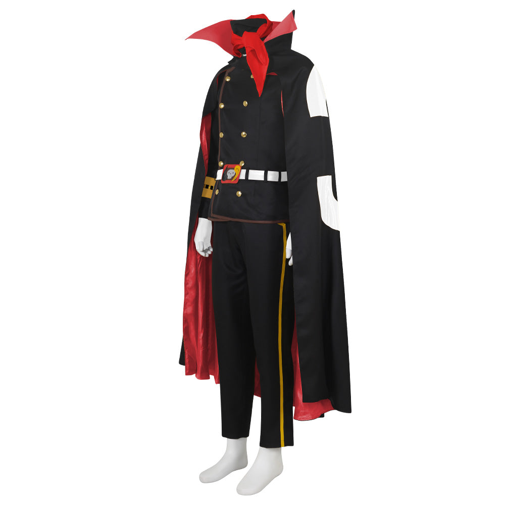 One Piece Germa 66 Sanji Vinsmoke Red Cosplay Costume
