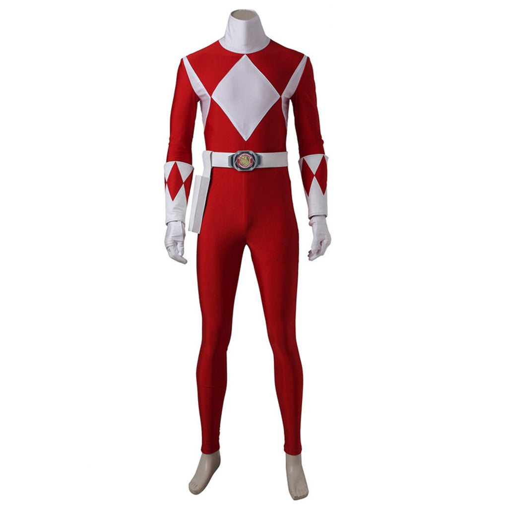 Mighty Morphin Power Rangers Red Ranger Cosplay Costume