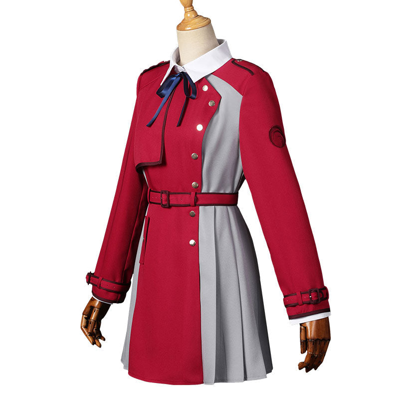 Lycoris Recoil Chisato Nishikigi Red Uniform Cosplay Costume
