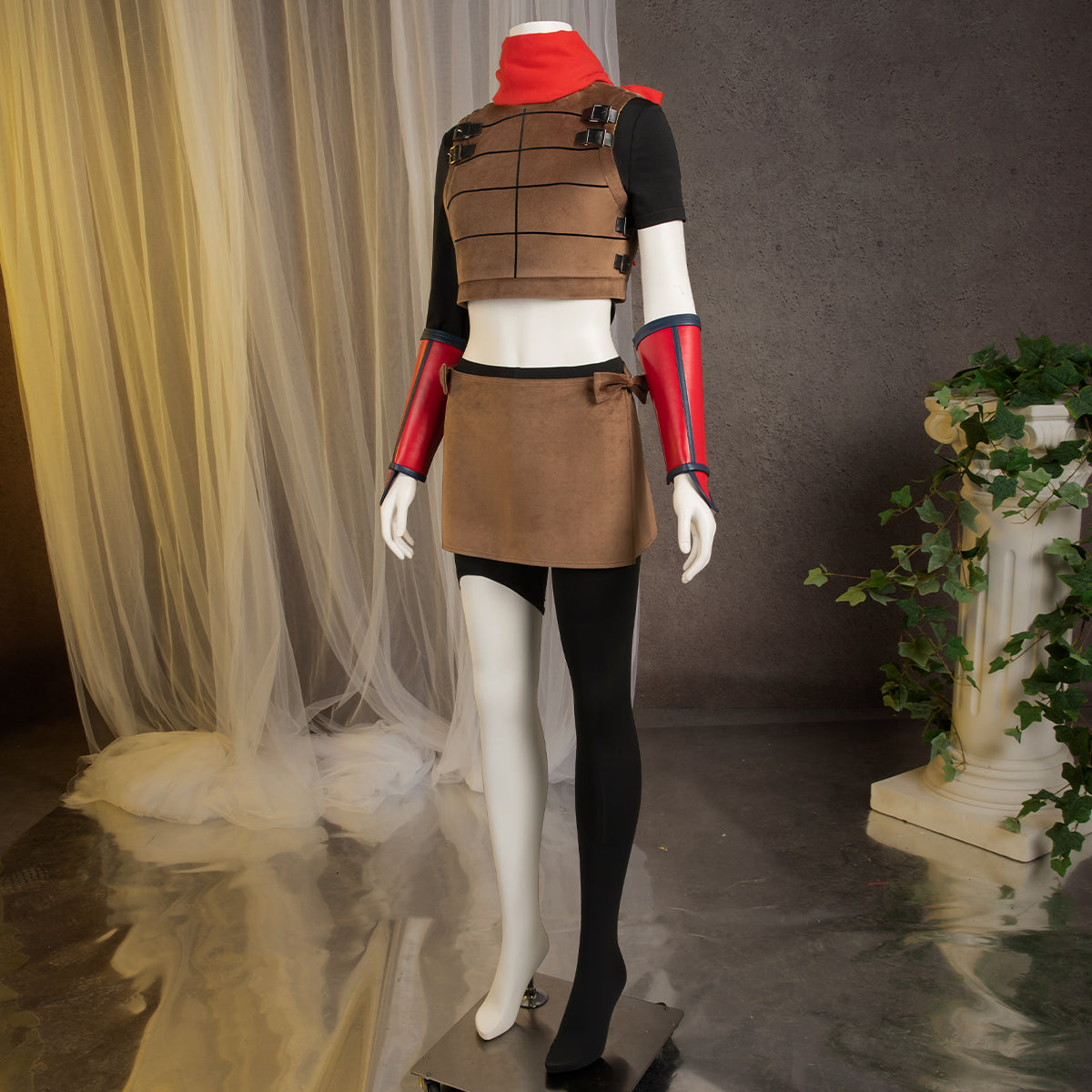 Dungeon Meshi Delicious in Dungeon Izutsumi Brown Cosplay Costume