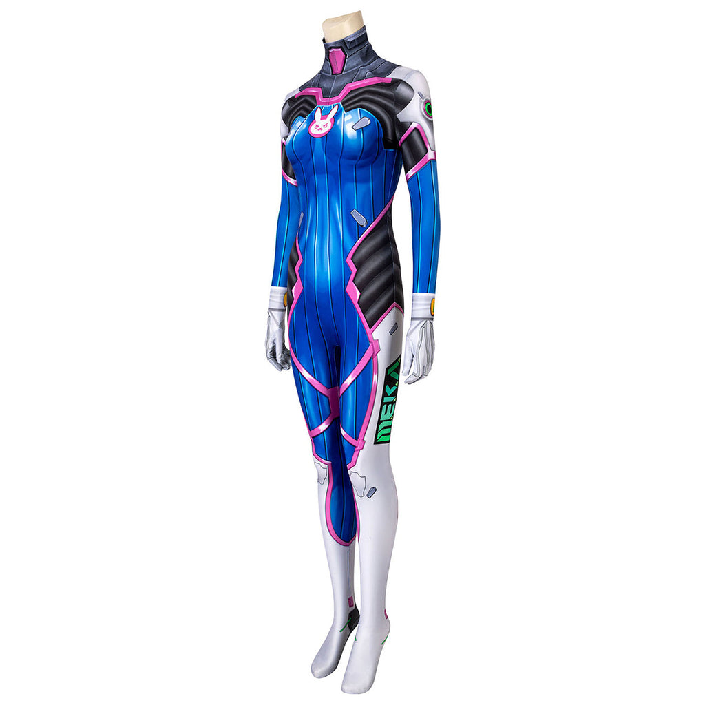 Overwatch D.Va Hana Song Cosplay Jumpsuit — Jumpsuit Only