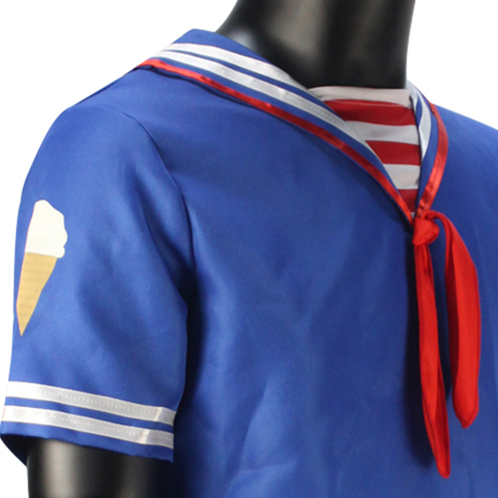 Stranger Things Season 3 Scoops Ahoy Steve Harrington Cosplay Costume