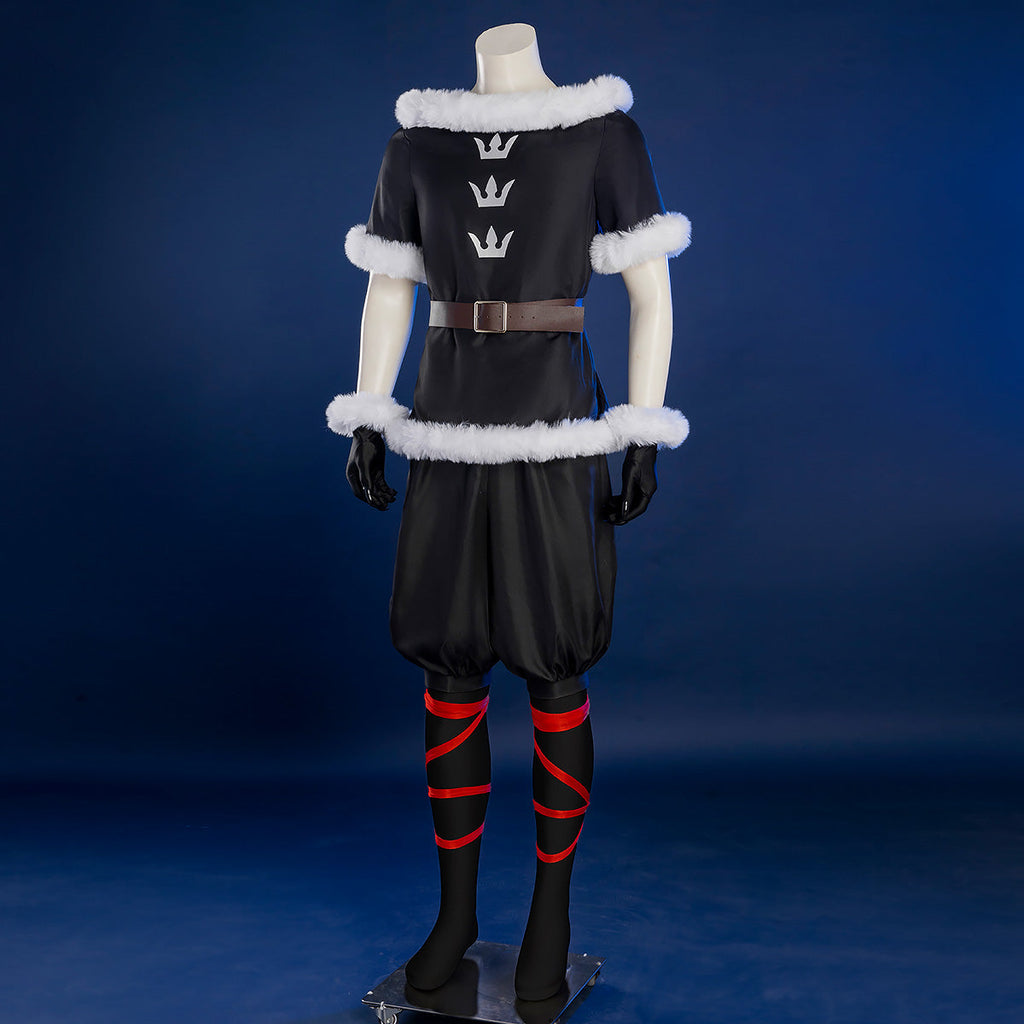 Kingdom Hearts Sora CT Valor Santa Form Cosplay Costume