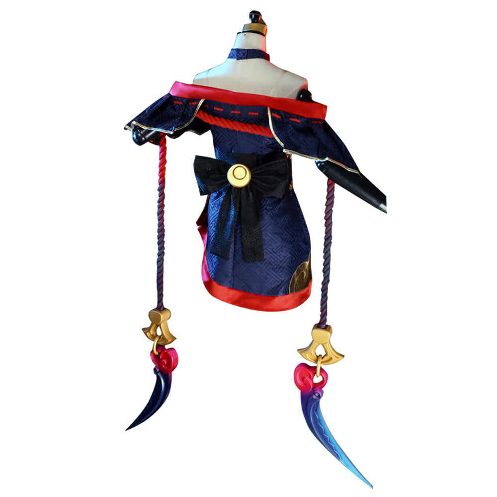 League of Legends LOL Blood Moon Evelynn Cosplay Costume