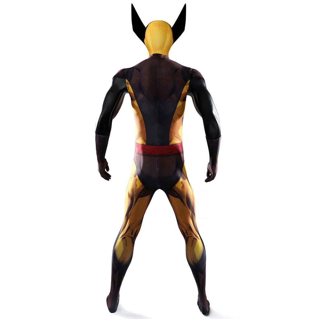 X-Men Wolverine Brown Suit Cosplay Costume
