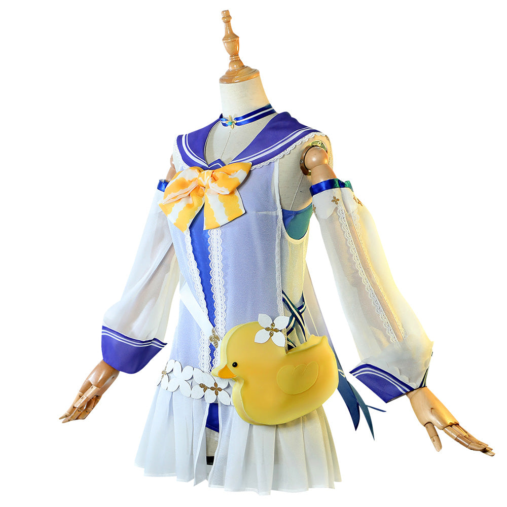 Genshin Impact Barbara Summertime Sparkle Cosplay Costume