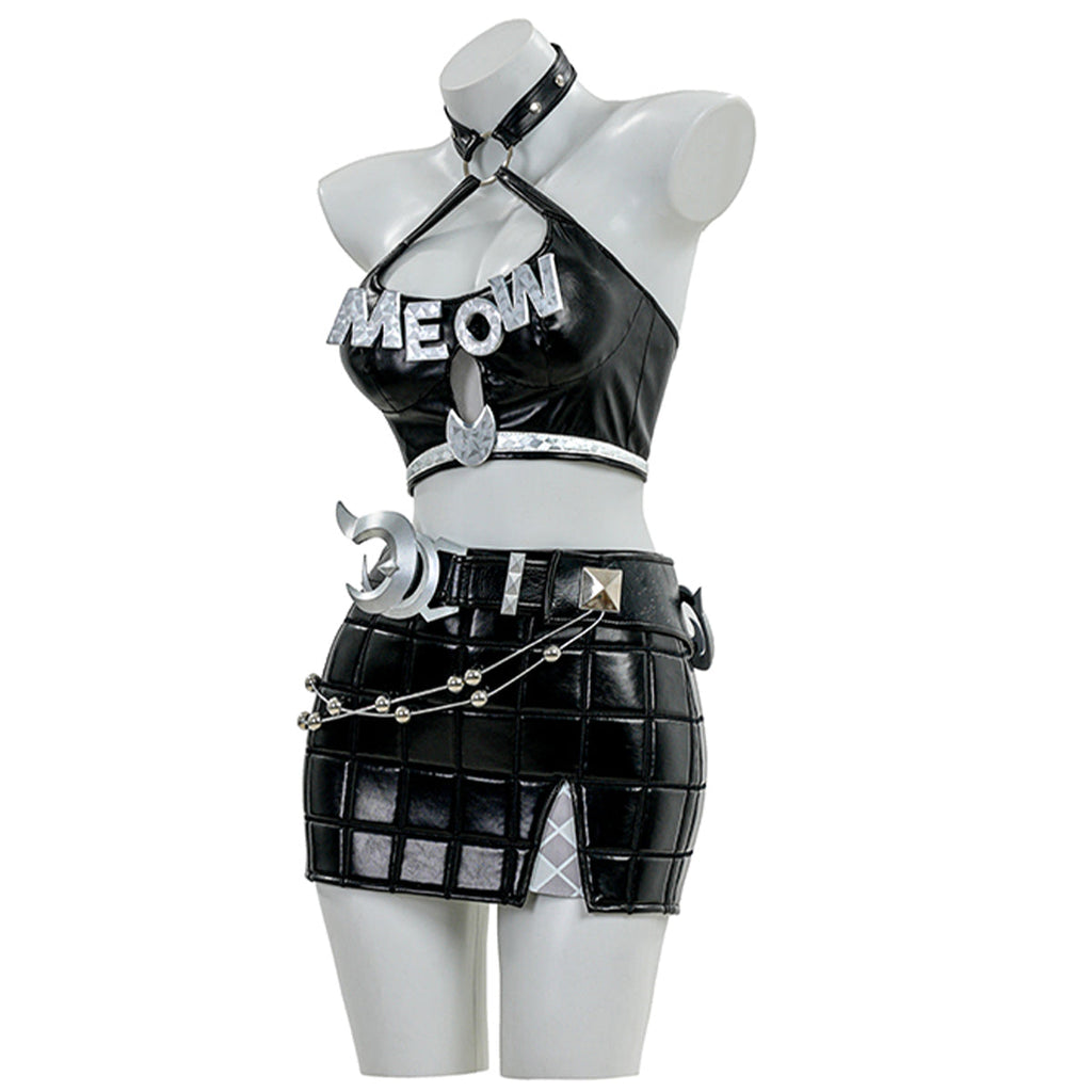 Marvel Rivals Black Cat Urban Predator Cosplay Costume