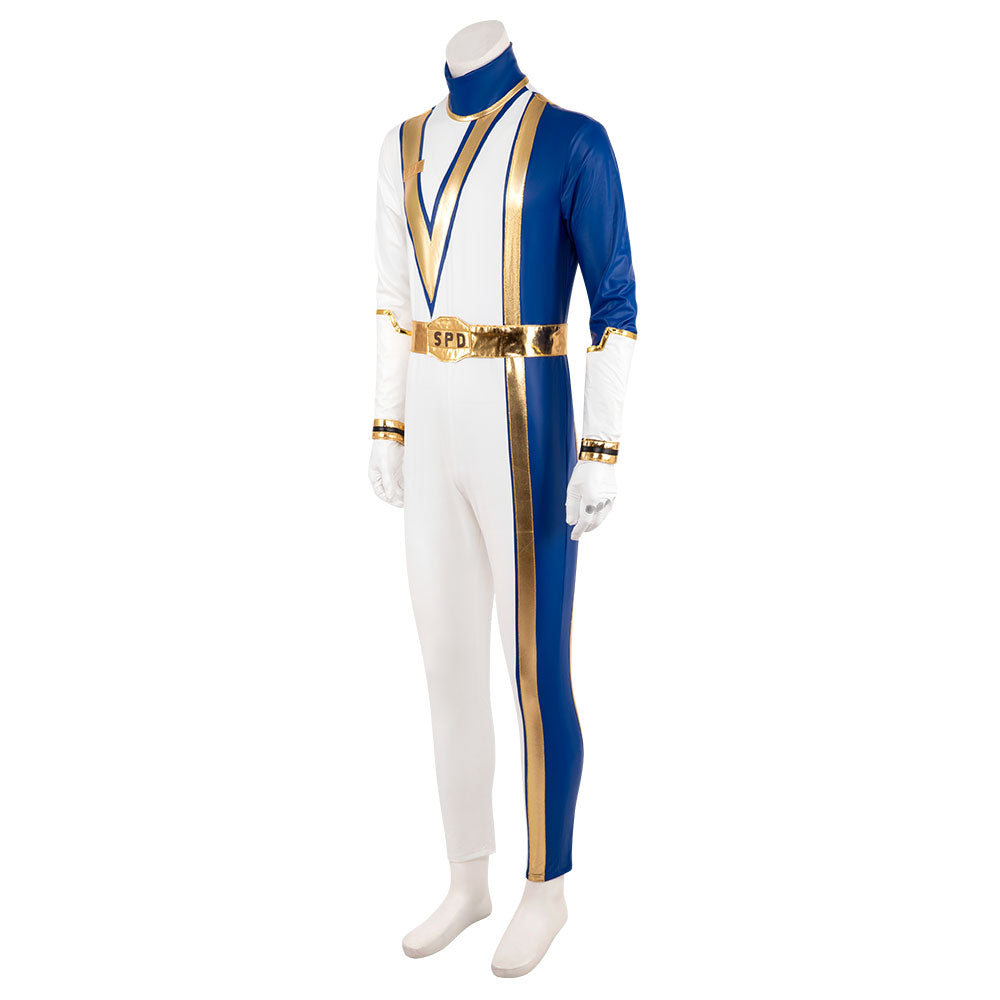 Power Rangers S.P.D. SPD Omega Ranger Cosplay Costume