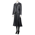 Wednesday Addams Black Uniform Cosplay Costume