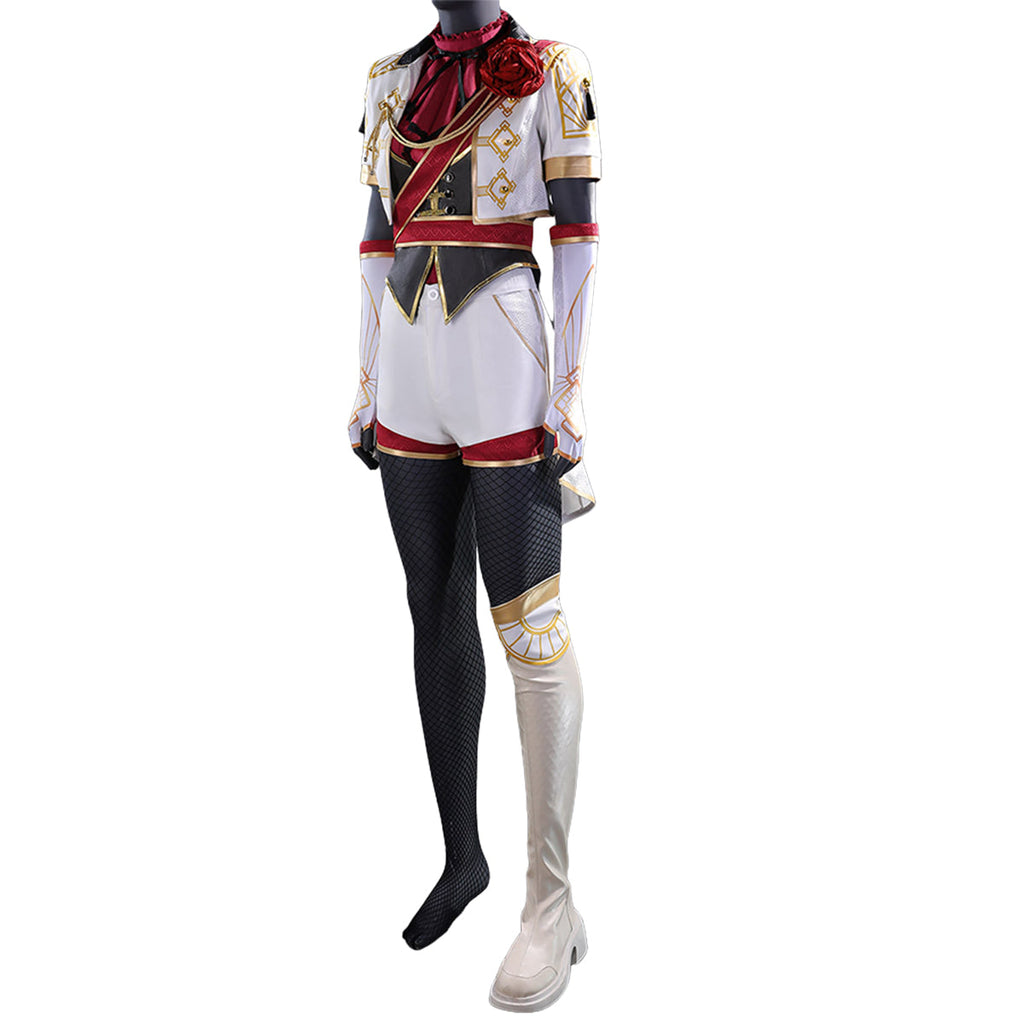 Clair Obscur: Expedition 33 Maelle White Flowers Suit Outfit Cosplay Costume