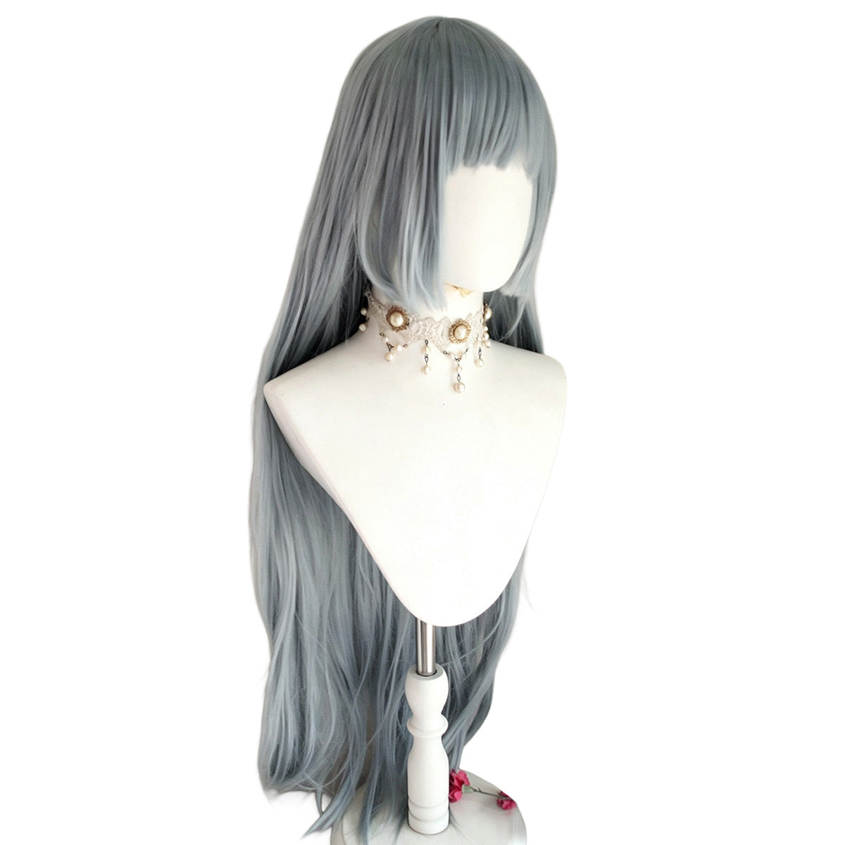 Tensei shitara Slime Datta Ken: Coleus no Yume That Time I Got Reincarnated as a Slime: Coleus' Dream Luminous Valentine Silver Cosplay Wig