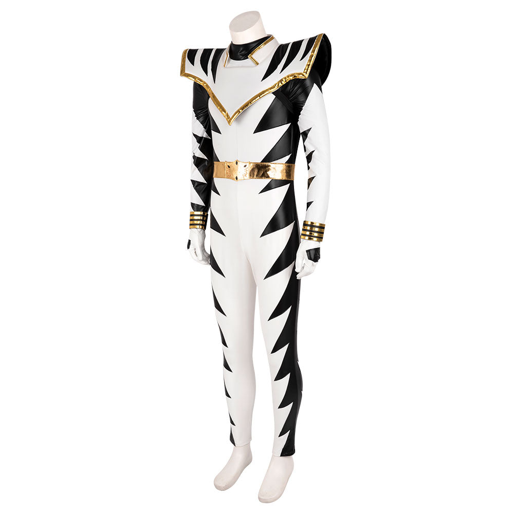 Power Rangers Dino Thunder White Dino Ranger Cosplay Costume