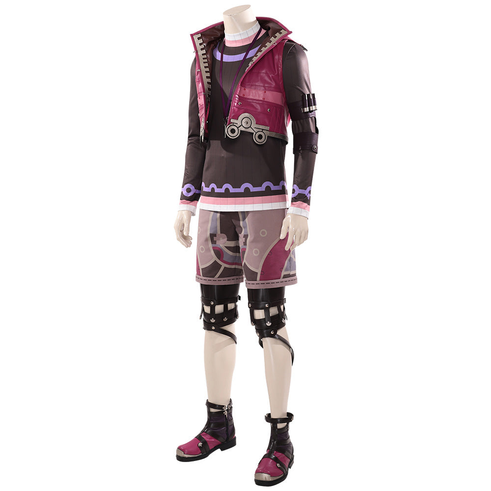 Xenoblade Chronicles: Definitive Edition Shulk Purple Cosplay Costume