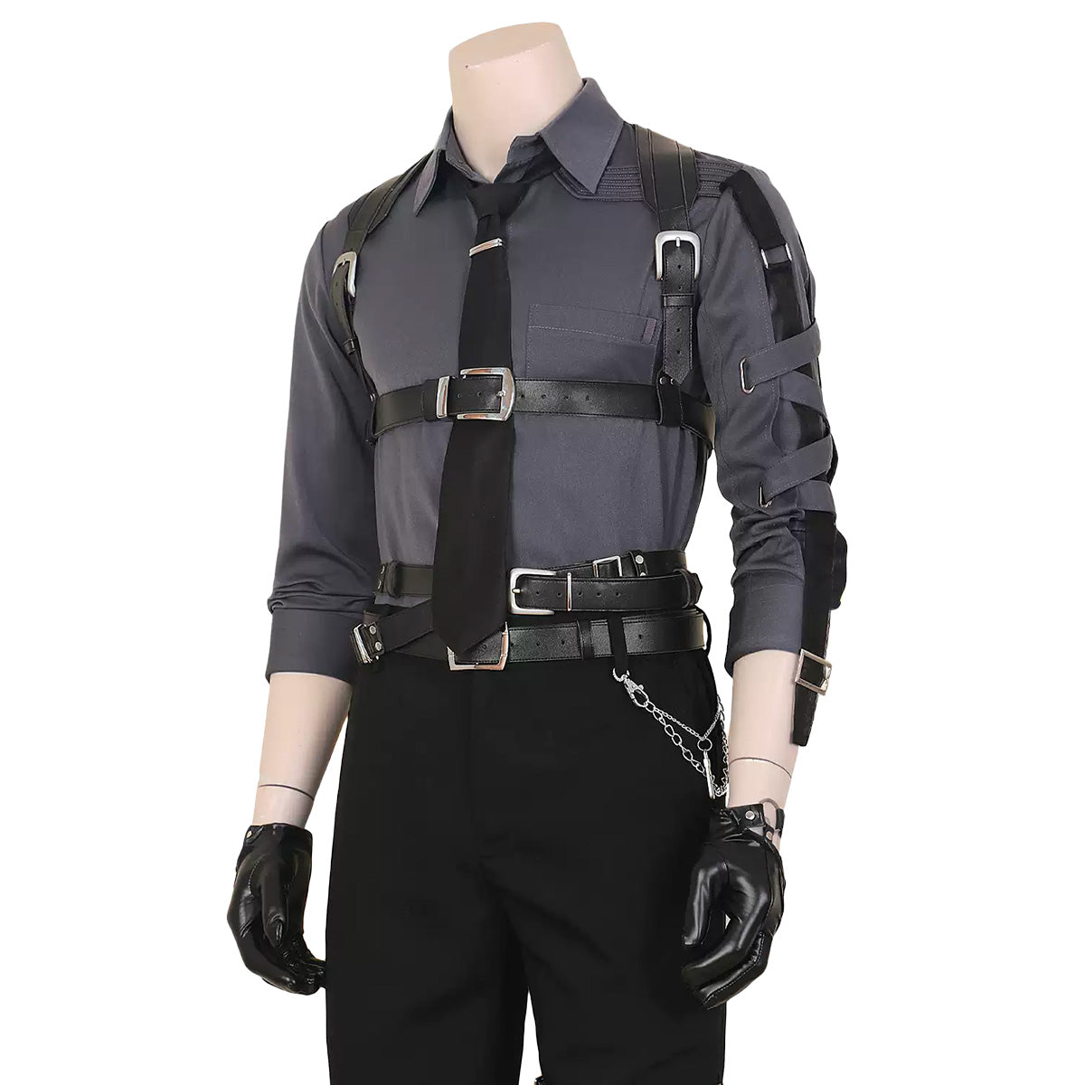 Love and Deepspace Precise Control Dark Silver Cosplay Costume