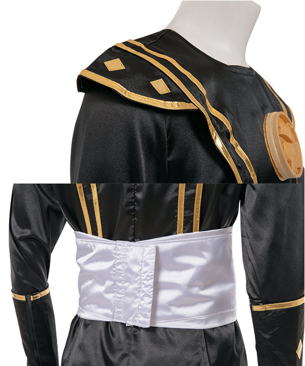 Power Rangers Black Ninja Ranger Black Ninjetti Ranger Cosplay Costume