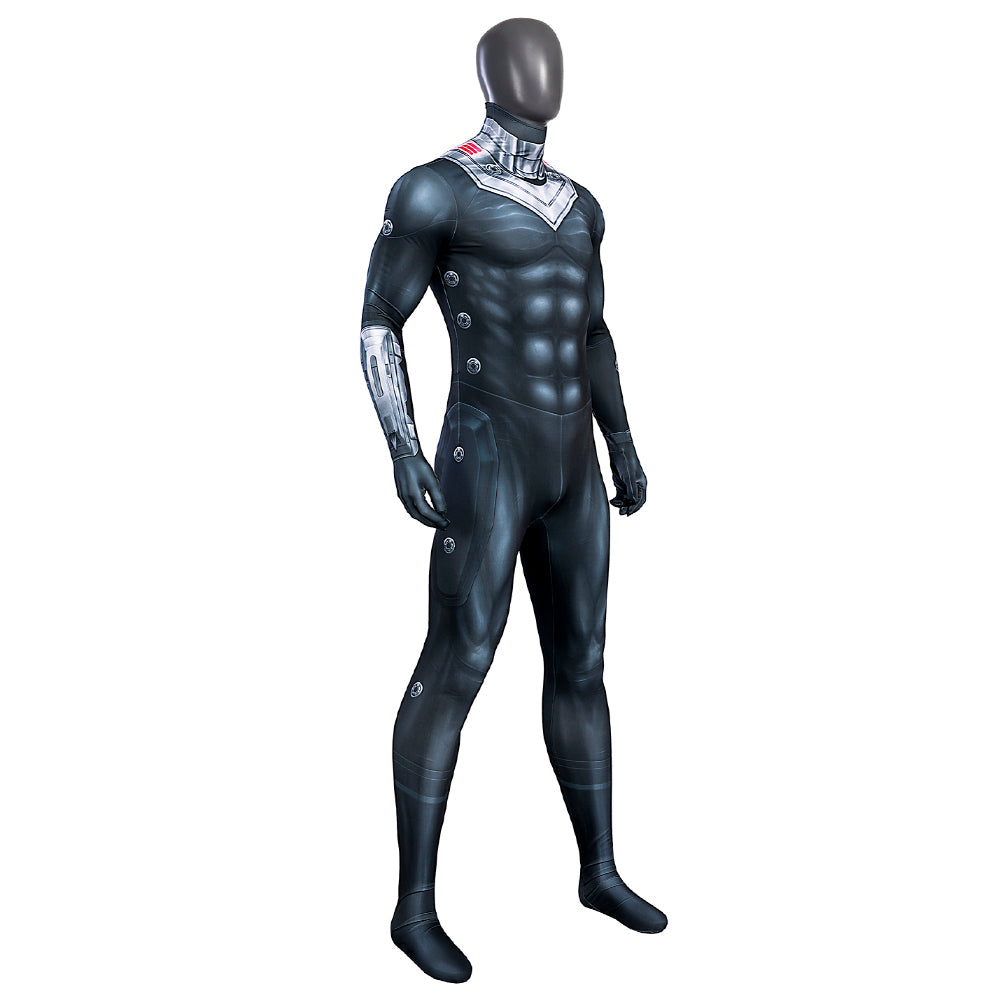 Sea King 2 Villains - Black Manta Jumpsuit Cosplay Costume