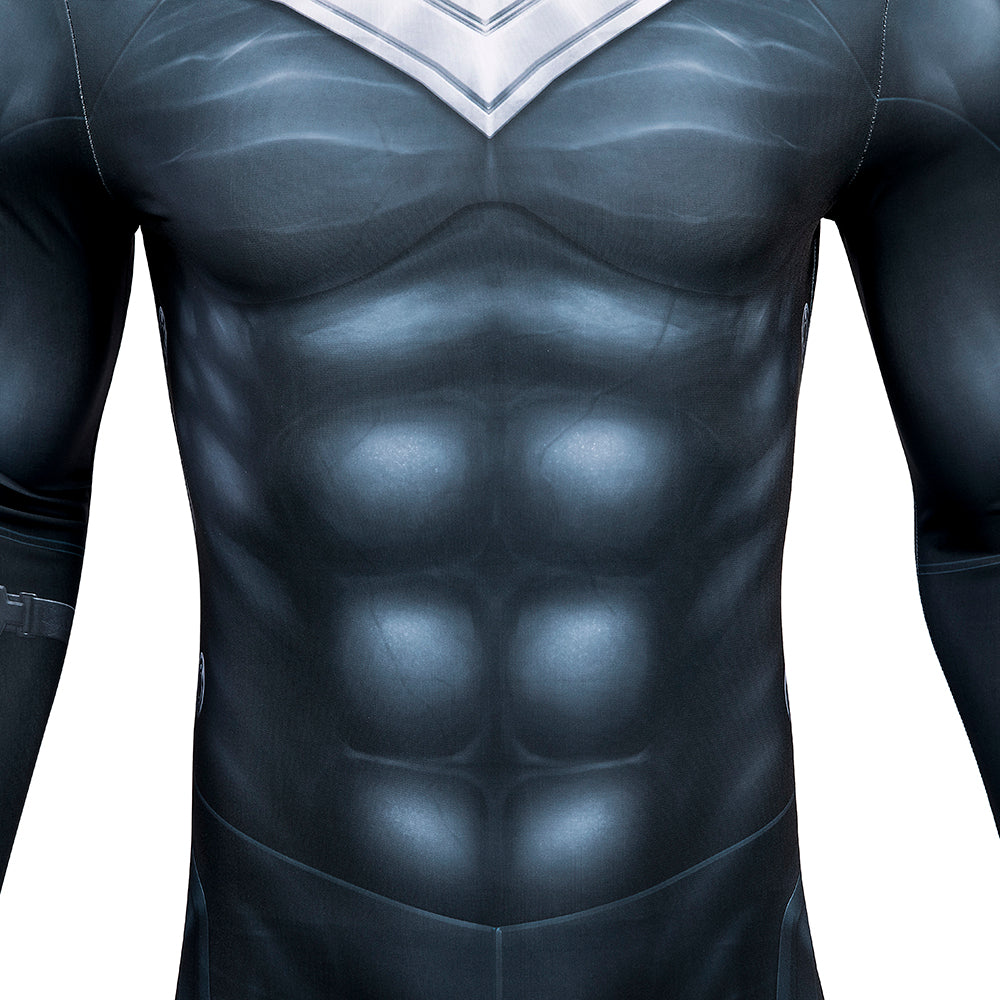 Sea King 2 Villains - Black Manta Jumpsuit Cosplay Costume