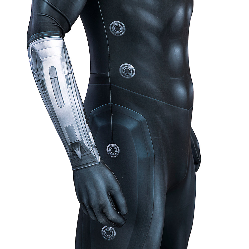 Sea King 2 Villains - Black Manta Jumpsuit Cosplay Costume
