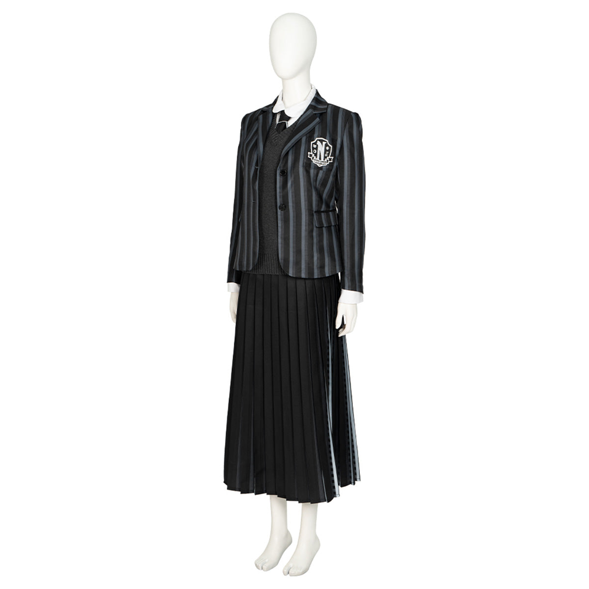 Wednesday Addams School Uniform Cosplay Costume