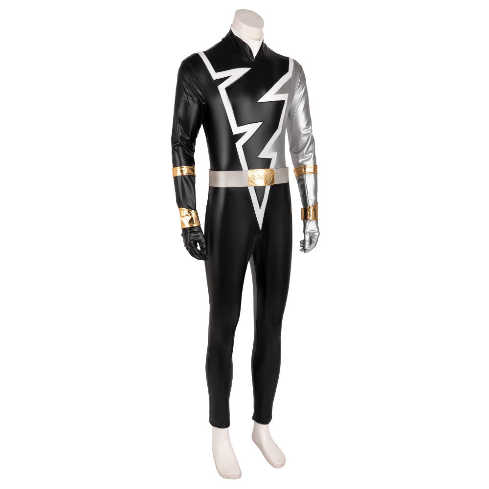 Power Rangers Dino Fury Black Ranger Cosplay Costume