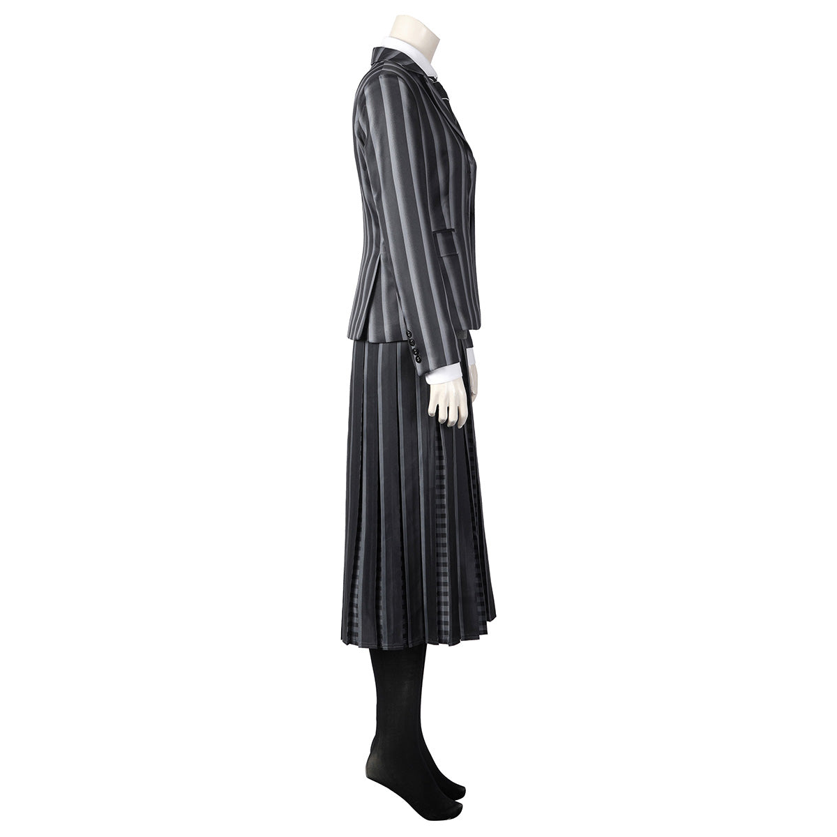 Wednesday Addams Black Uniform Cosplay Costume