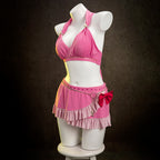 Final Fantasy VII Rebirth Aerith Gainsborough Cosplay Swimsuit
