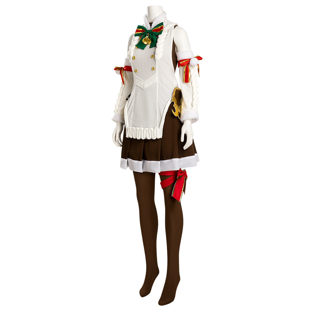 Overwatch 2 Mercy Winter Cosplay Costume