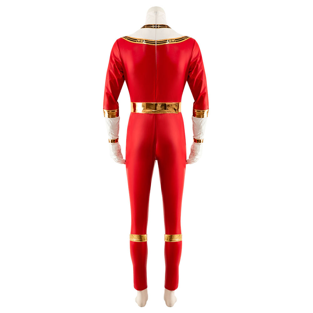 Power Rangers Zeo Ranger V Red Tommy Oliver Cosplay Costume