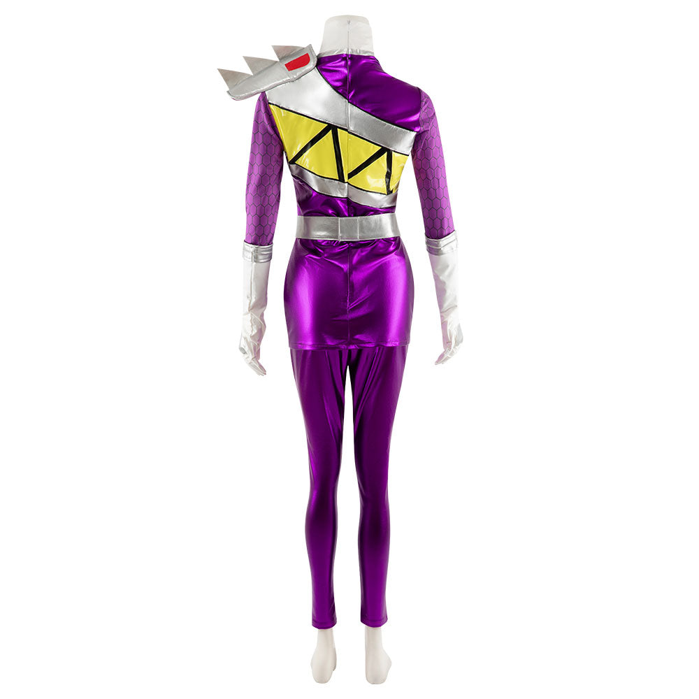 Power Rangers Dino Charge Dino Charge Purple Ranger Cosplay Costume