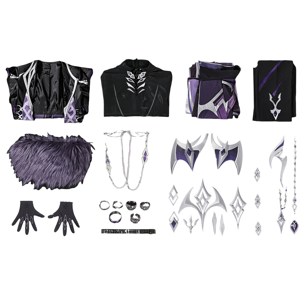 Genshin Impact Pantalone Fatui Regrator Cosplay Costume
