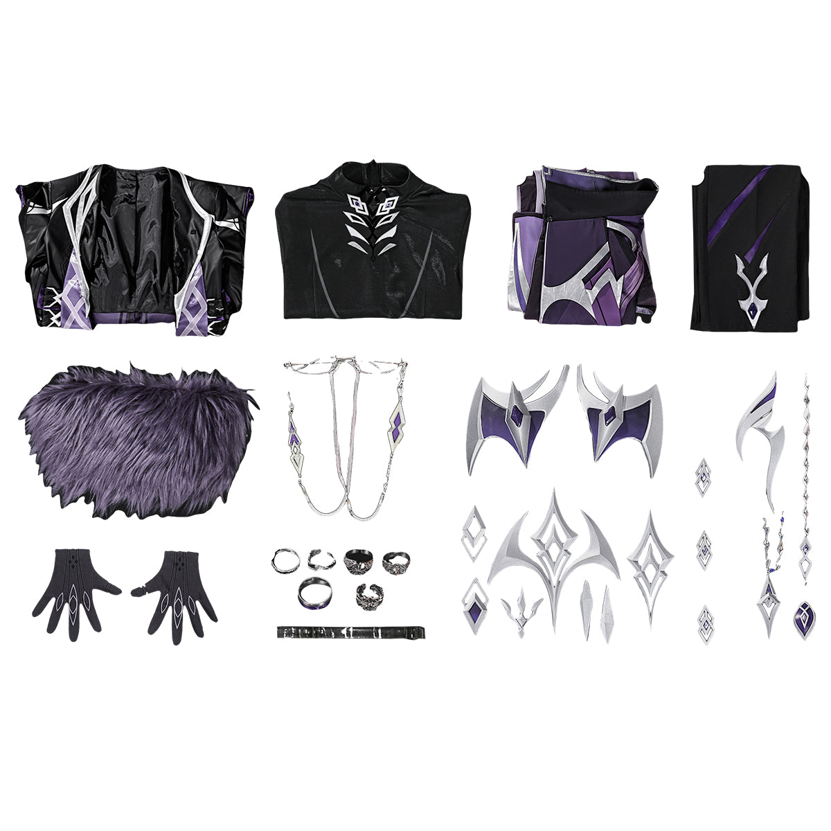 Genshin Impact Pantalone Fatui Regrator Cosplay Costume