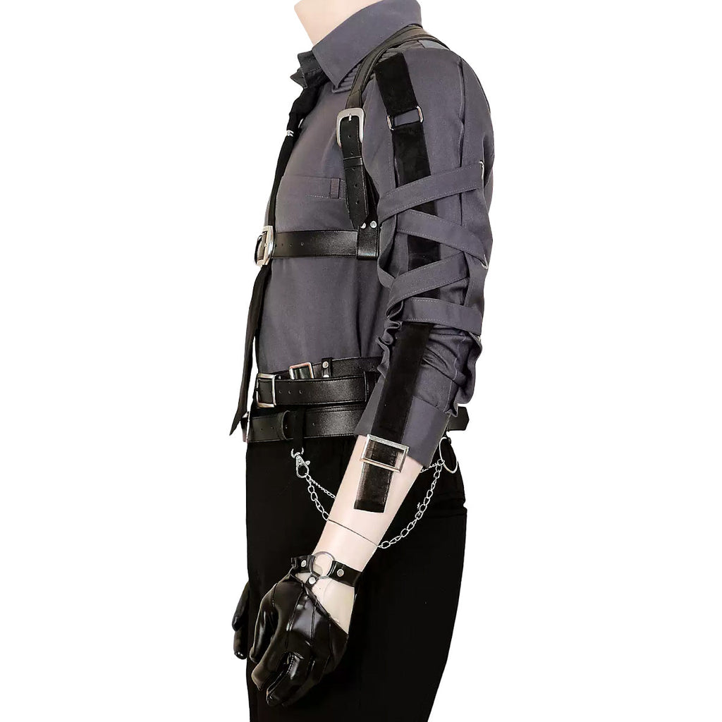 Love and Deepspace Precise Control Dark Silver Cosplay Costume
