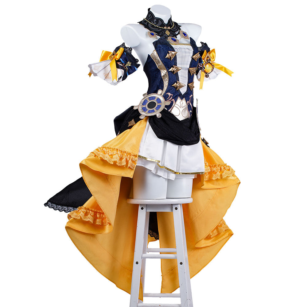 Genshin Impact Navia Premium Edition Cosplay Costume